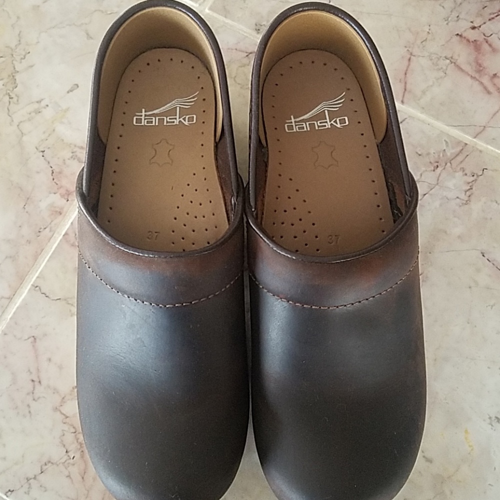 Dansko Brown Clogs